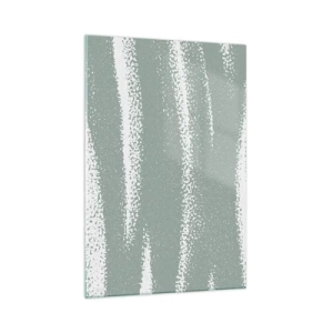 Glass picture - Abstrcat in Winter Climate - 70x100 cm