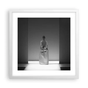 Poster in white frmae - Refined Simplicity - 40x40 cm
