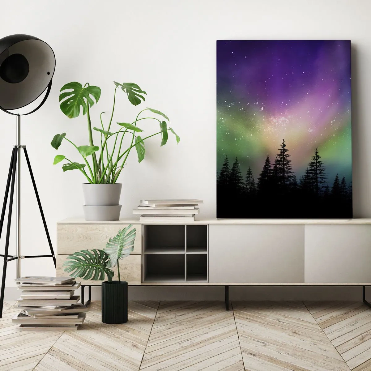 Canvas picture - White Magic - 50x70 cm
