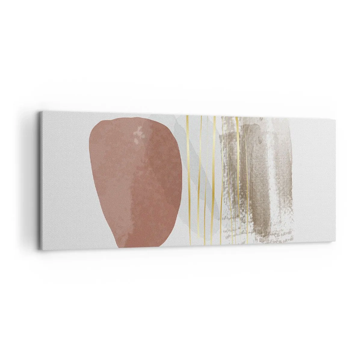 Canvas picture - Abstract Colonnade - 120x50 cm