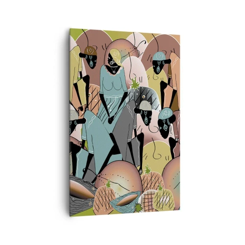 Canvas picture - Big Holiday Is Coming - 80x120 cm