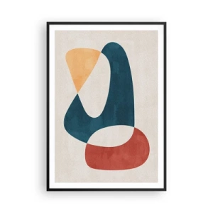 Poster in black frame - Influences and Metamorphoses - 70x100 cm