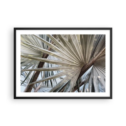 Poster in black frame - Fans in tropics - 70x50 cm