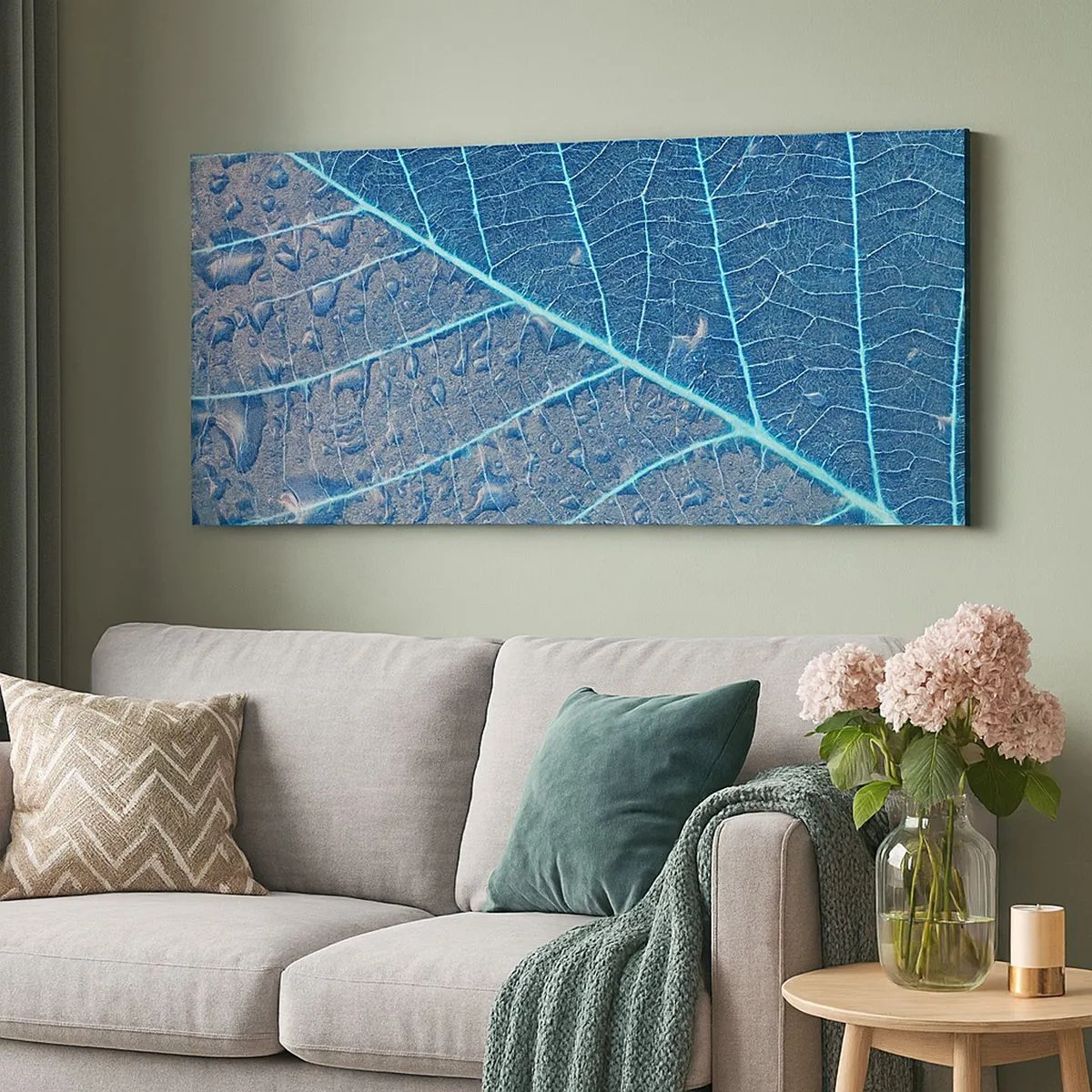 Canvas picture - Life in the Blue - 100x40 cm