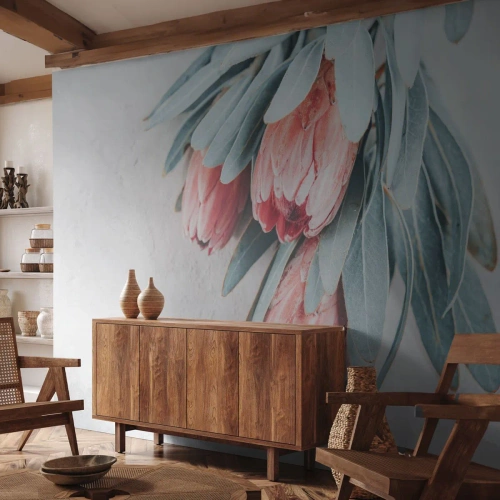 Custom Wallpaper Standard Eco - Ashamed of Their Own Beauty - Flower, Royal Protea, Africa