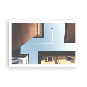 Poster - Above City Maze - 91x61 cm