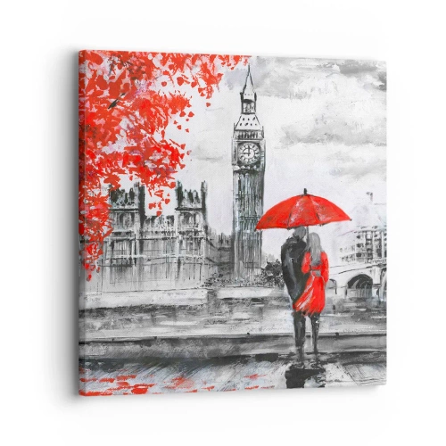 Canvas picture - In Love with London - 30x30 cm