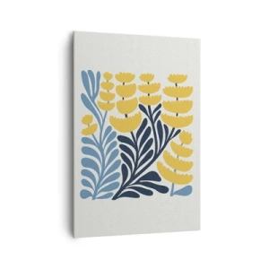 Canvas picture - Sunny Flowerbed - 70x100 cm