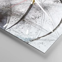 Clock face with lines