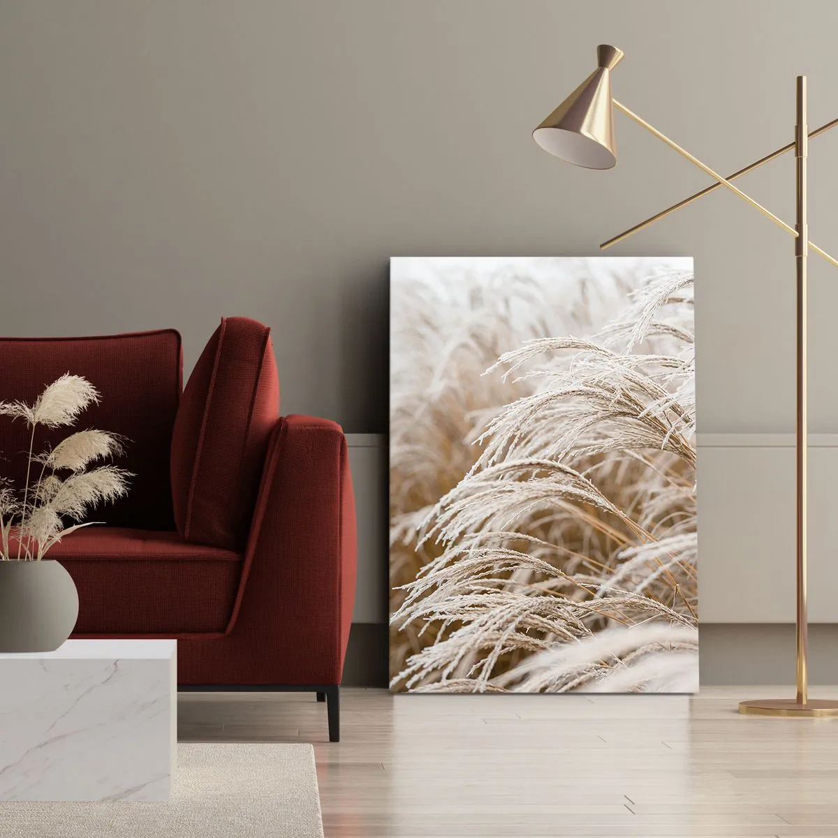 Canvas picture - Bow to the Autumn Sun - 70x100 cm