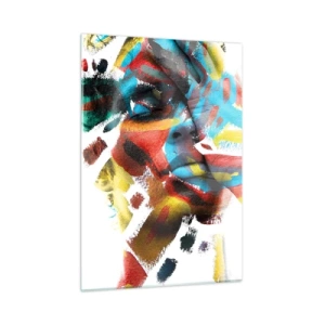 Glass picture - Colourful Personality - 50x70 cm