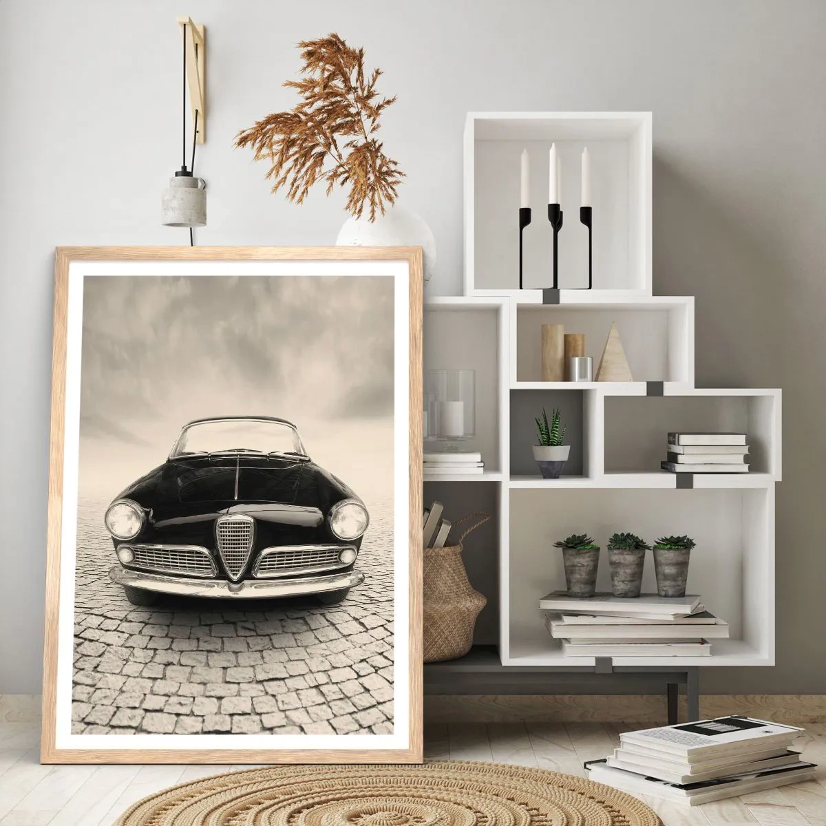 Poster in light oak frame - How Can You not Love Me? - 70x100 cm