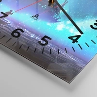 Clock face with numbers