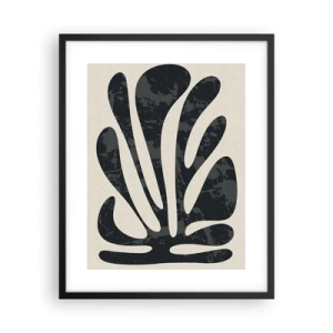 Poster in black frame - Multi-Finger Abstract - 40x50 cm