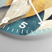 Clock face with numbers