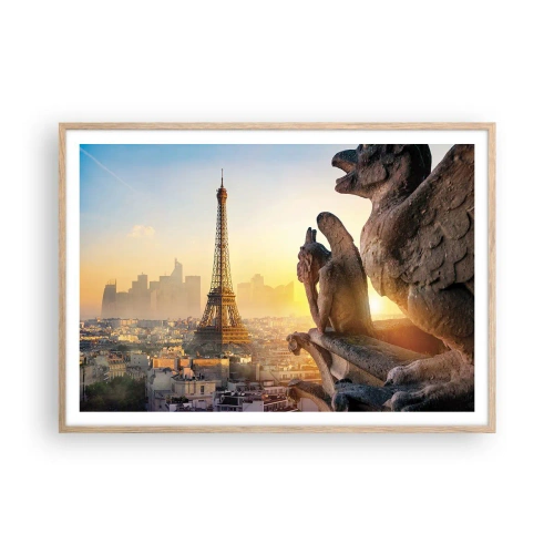 Poster in light oak frame - Much Has Changed… - 100x70 cm