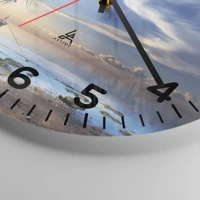 Clock face with numbers