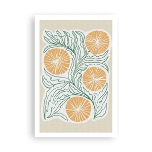 Poster - Ethnic with an Abstract Note - 61x91 cm