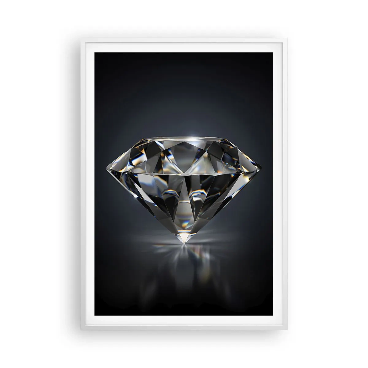 Poster in white frmae - Girls' Best Friend - 70x100 cm