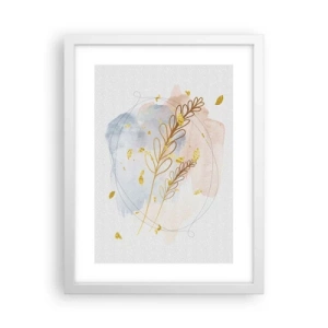 Poster in white frmae - Golden Blast - 30x40 cm