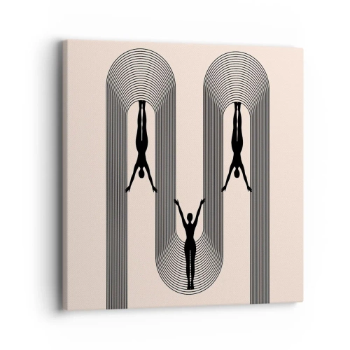 Canvas picture - Upside Down - 40x40 cm