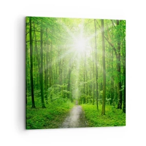 Canvas picture - Green Cathedral - 60x60 cm
