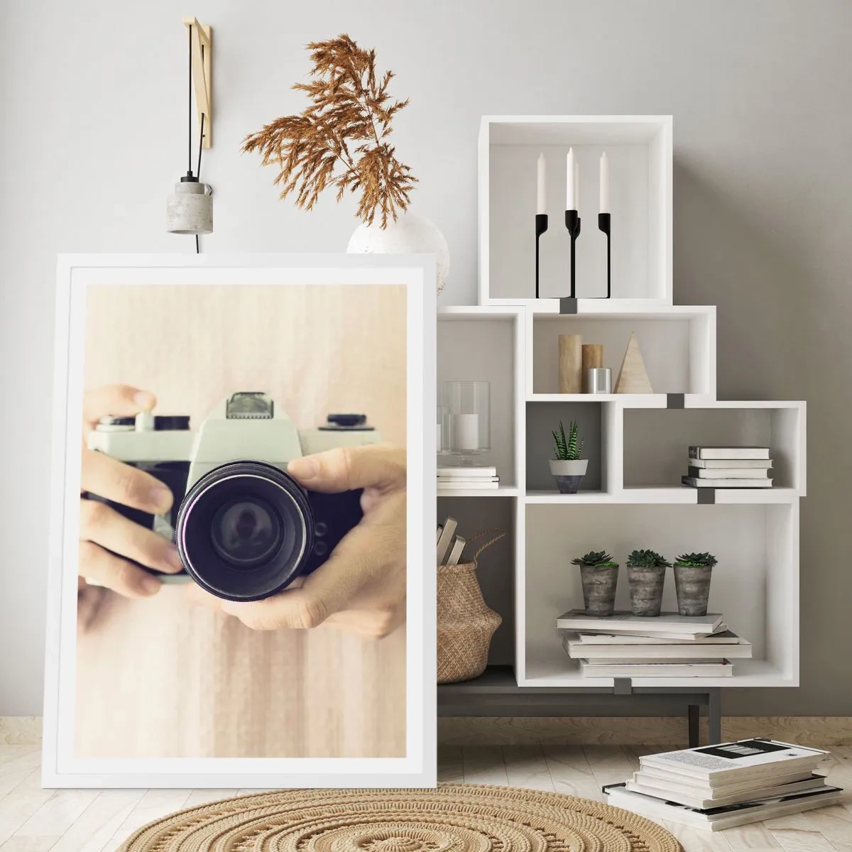 Poster in white frmae - To Know More… - 50x70 cm