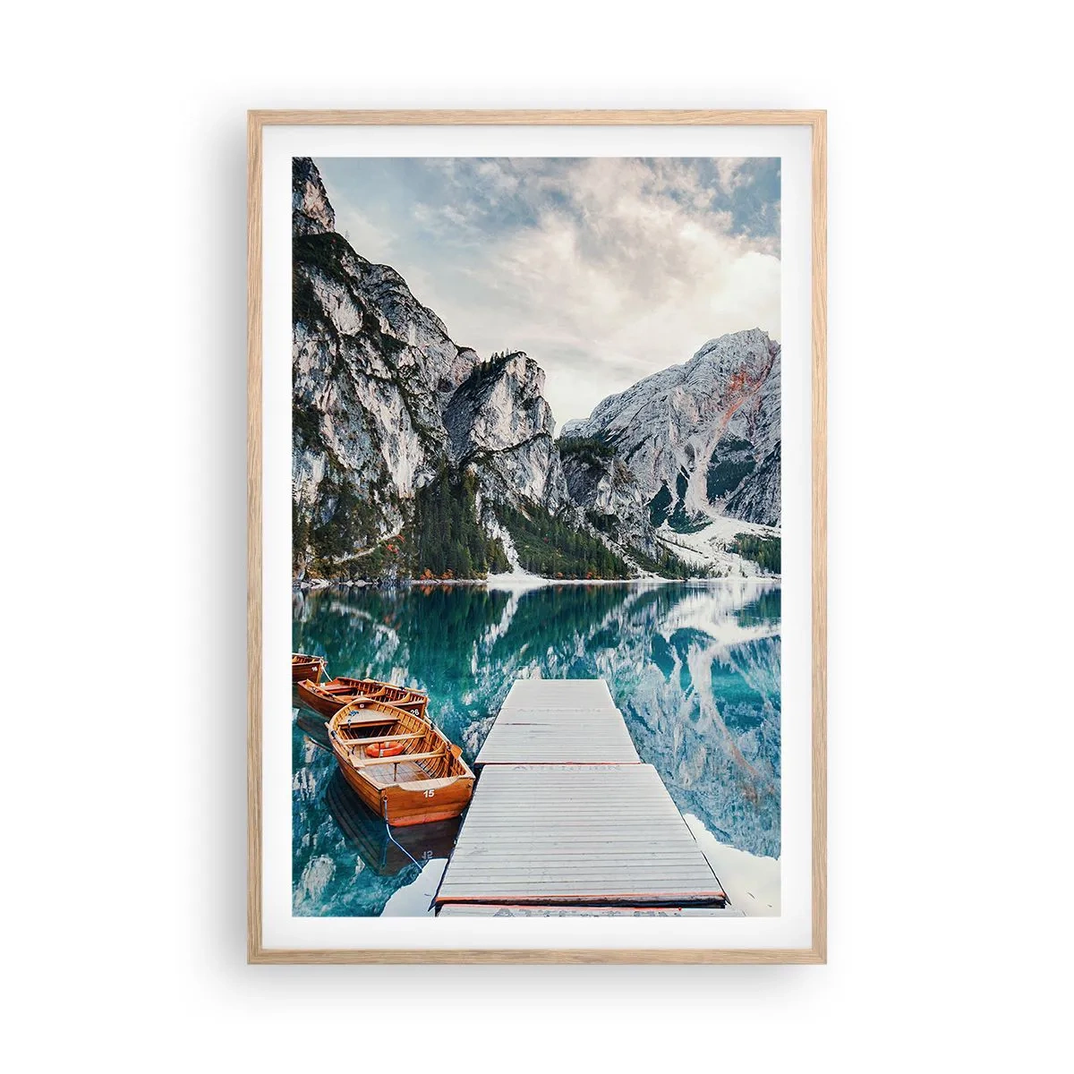 Poster in light oak frame - We Will Show You Beauty - 61x91 cm