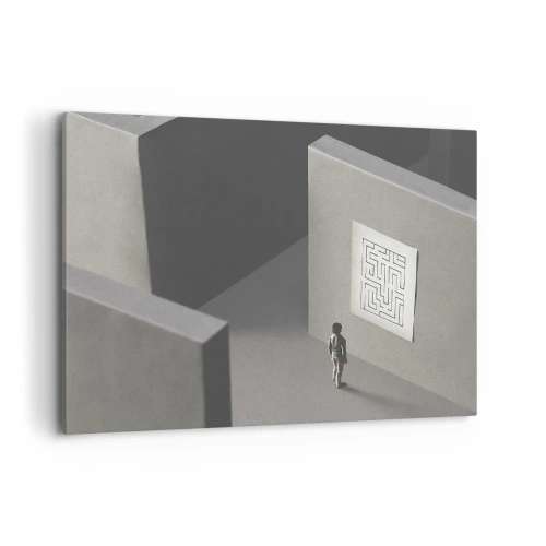 Canvas picture - But Where Am I? - 100x70 cm