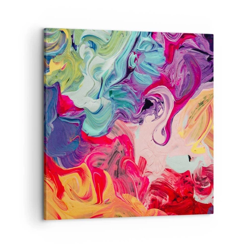 Canvas picture - Birth of Colours - 60x60 cm