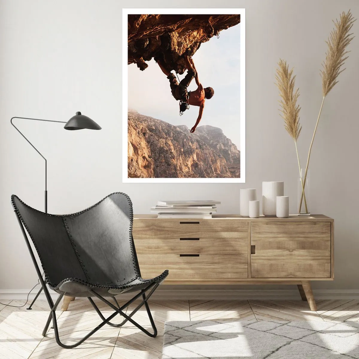 Poster - The Whole World on a Sharp Cliff - 50x70 cm