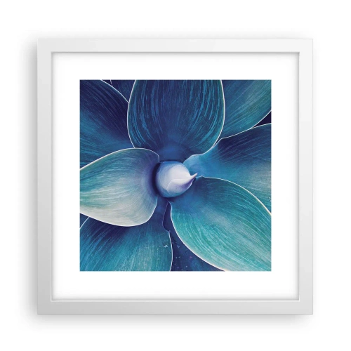 Poster in white frmae - Blue from the Sky - 30x30 cm