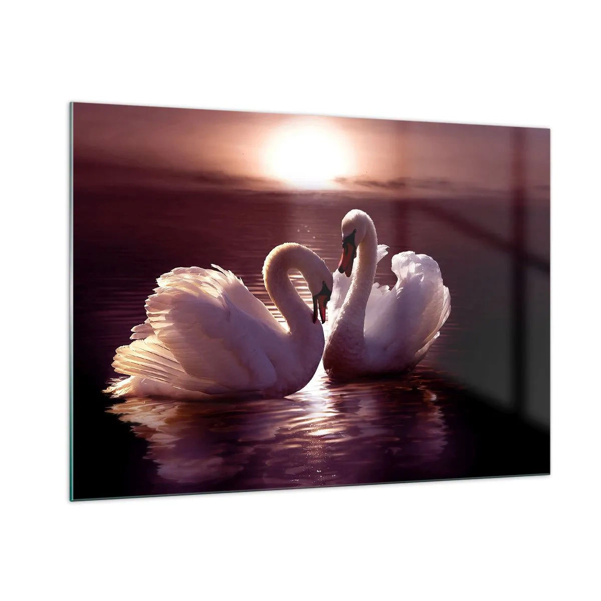 Glass picture - Until Death Tears Us Apart - 100x70 cm