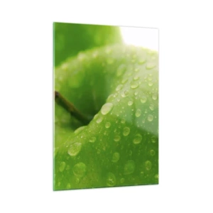 Glass picture - Green, Cool Freshenss - 50x70 cm