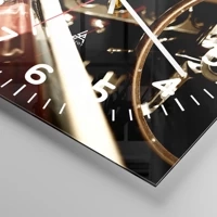 Clock face with numbers