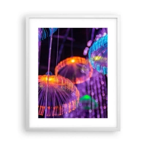 Poster in white frmae - Light Fountain - 40x50 cm