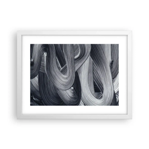 Poster in white frmae - Fluidity of Reality - 40x30 cm