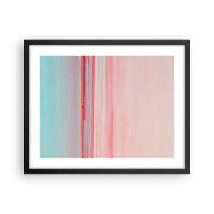 Poster in black frame - Abstract at Dawn - 50x40 cm
