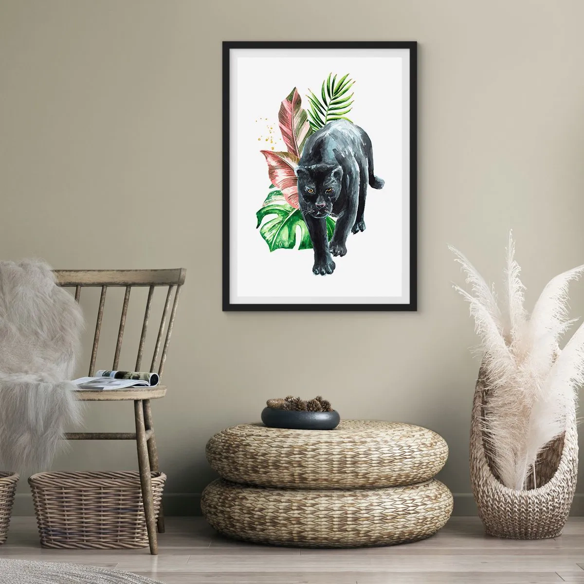 Poster in black frame - Wilderness of the Heart - 70x100 cm