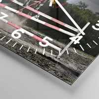 Clock face with numbers