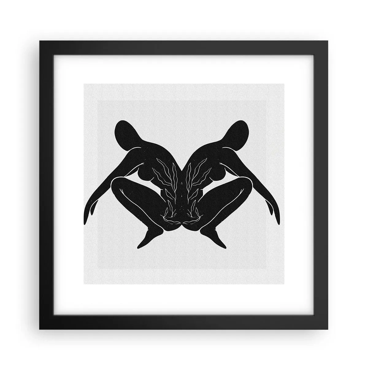 Poster in black frame - Mutual Soul - 30x30 cm