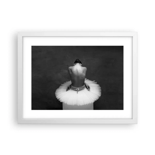 Poster in white frmae - It Is Blossoming - 40x30 cm