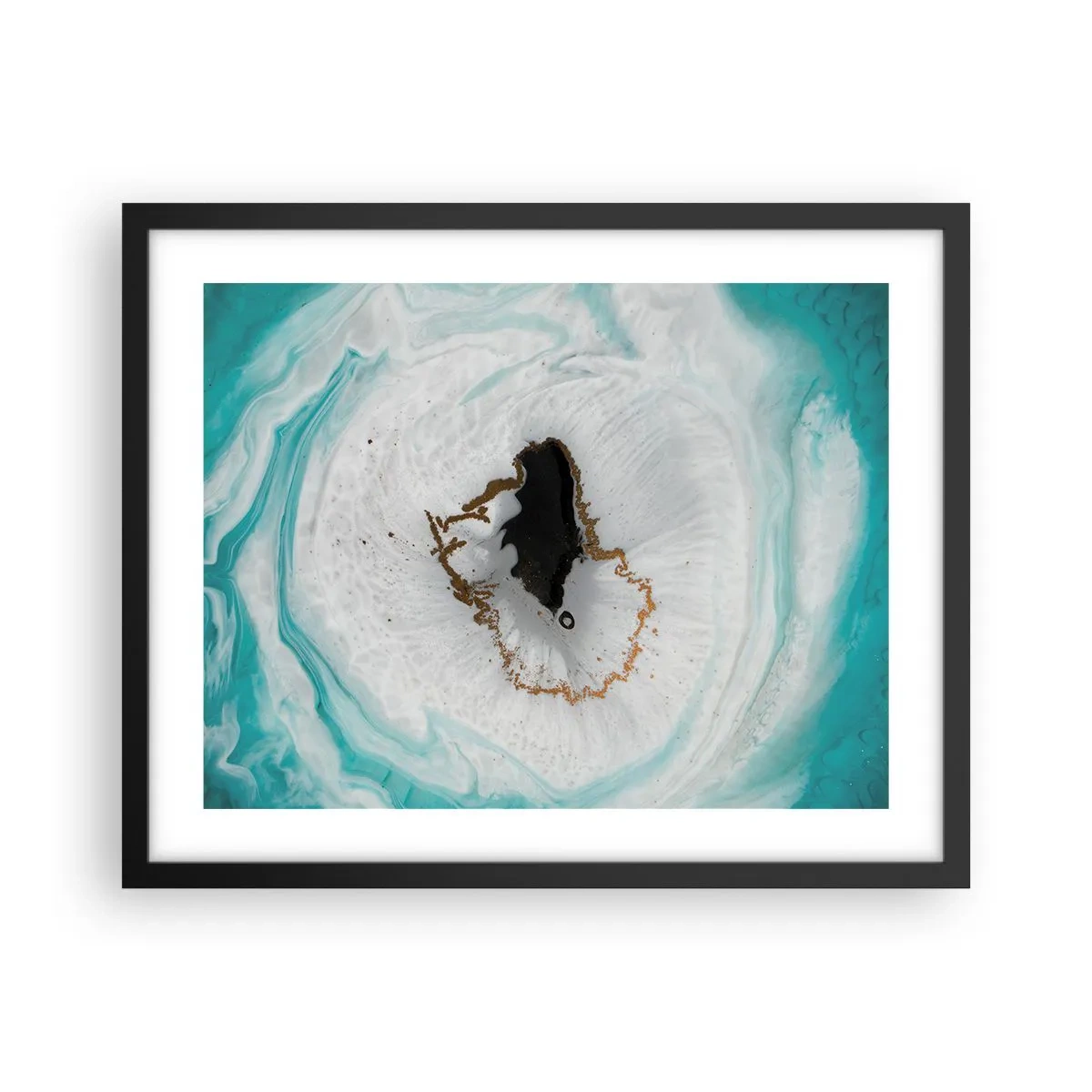 Poster in black frame - Into de Deep - 50x40 cm