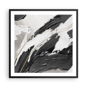Poster in black frame - Abstract with Flair - 60x60 cm