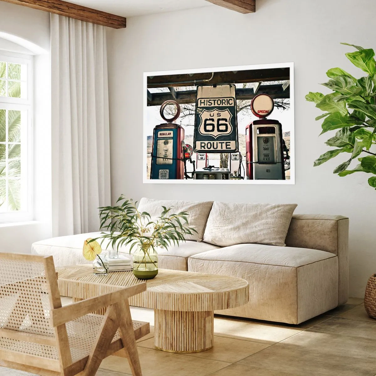 Poster - American Retro Trip - 50x40 cm