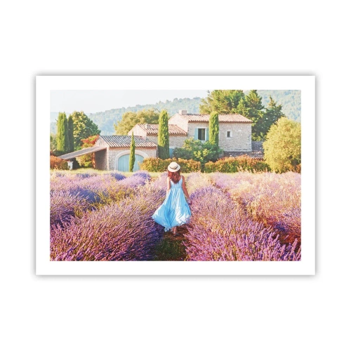 Poster - Lavender Girl - 70x50 cm