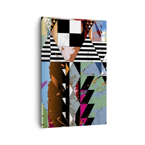 Canvas picture - Geometric and Organic - 80x120 cm