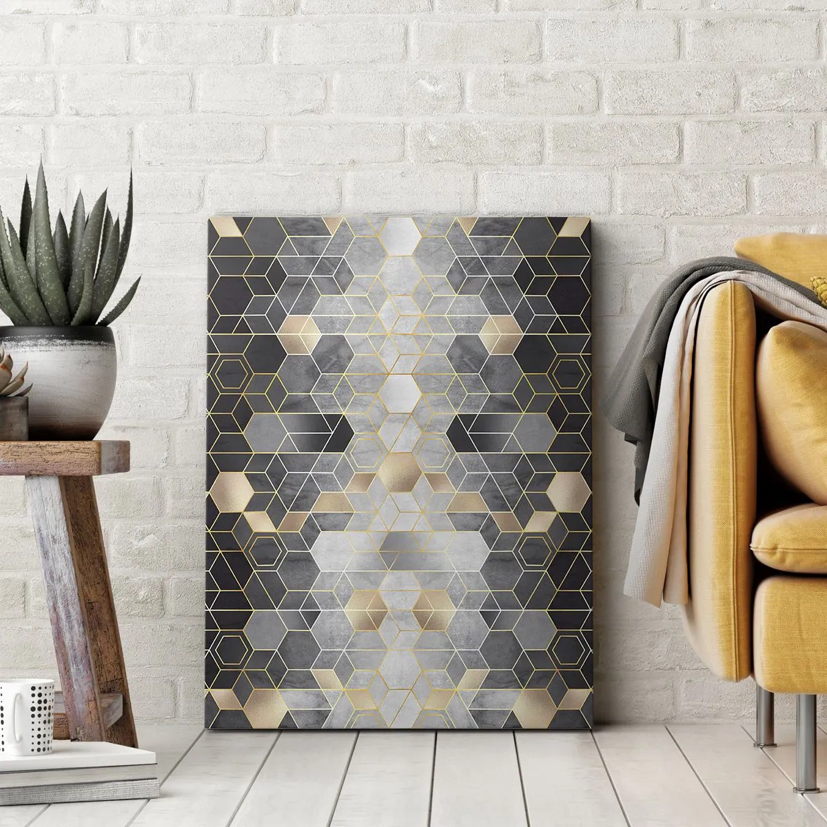 Canvas picture - Diamond Composition - 45x80 cm