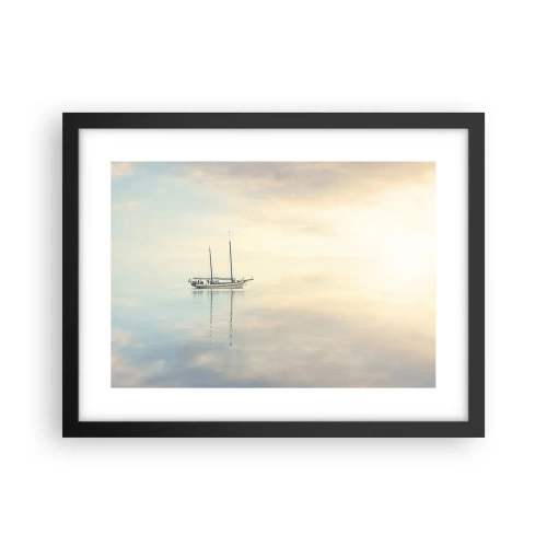 Poster in black frame - In the Sea of Silence - 40x30 cm
