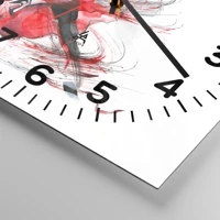 Clock face with numbers